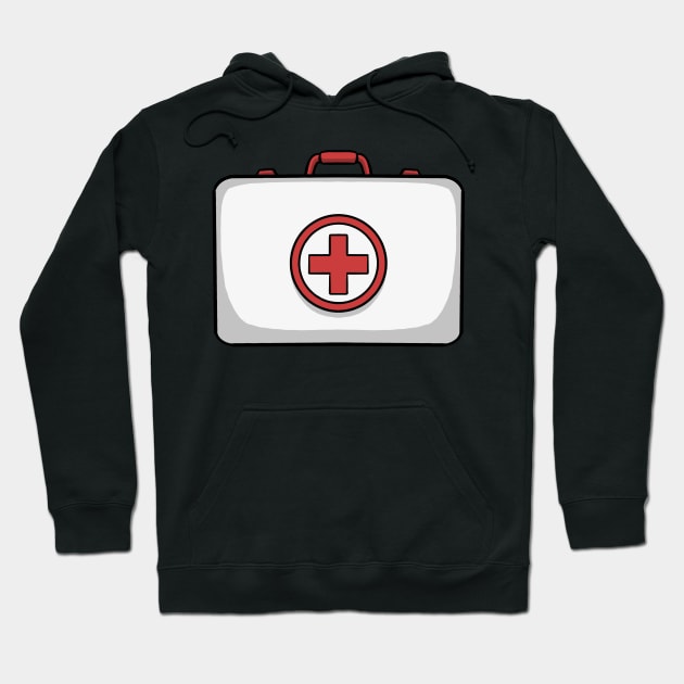 First Aider Medic First Aid Hoodie by fromherotozero